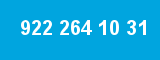 922 264 10 31